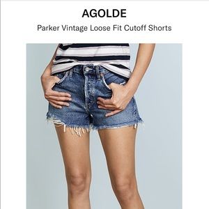 Agolde Parker Vintage Shorts